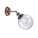 Innovations Lighting Beacon 1 Light 8" Sconce 203BP-ACBK-G204-8