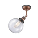Innovations Lighting Beacon 1 Light 8" Sconce 203BP-ACBK-G204-8
