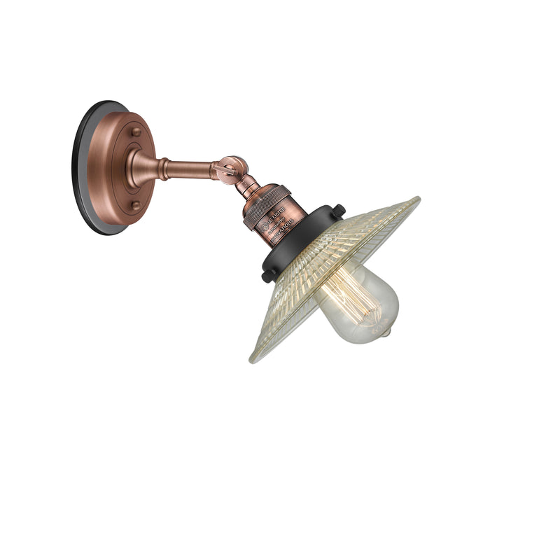 Innovations Lighting Halophane 1 Light Sconce Part Of The Franklin Restoration Collection 203BP-ACBK-G2