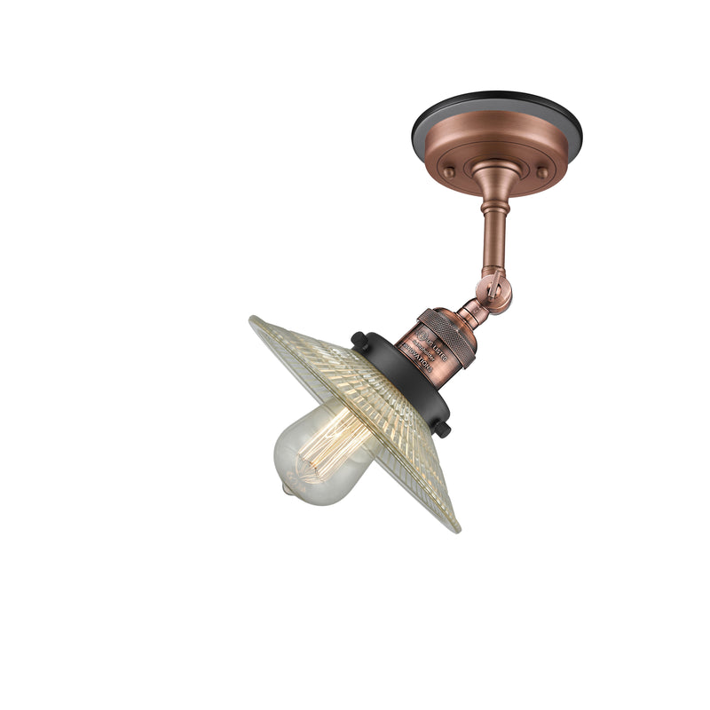 Innovations Lighting Halophane 1 Light Sconce Part Of The Franklin Restoration Collection 203BP-ACBK-G2