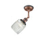 Innovations Lighting Colton 1 Light Sconce Part Of The Franklin Restoration Collection 203BP-ACBK-G302