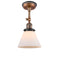Innovations Lighting Large Cone 1 Light Sconce Part Of The Franklin Restoration Collection 203BP-ACBK-G41