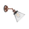 Innovations Lighting Large Cone 1 Light Sconce Part Of The Franklin Restoration Collection 203BP-ACBK-G42