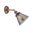 Innovations Lighting Large Cone 1 Light Sconce Part Of The Franklin Restoration Collection 203BP-ACBK-G43