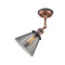 Innovations Lighting Large Cone 1 Light Sconce Part Of The Franklin Restoration Collection 203BP-ACBK-G43