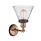 Innovations Lighting Large Cone 1 Light Sconce Part Of The Franklin Restoration Collection 203BP-ACBK-G44