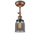 Innovations Lighting Small Bell 1 Light Sconce Part Of The Franklin Restoration Collection 203BP-ACBK-G53