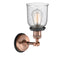 Innovations Lighting Small Bell 1 Light Sconce Part Of The Franklin Restoration Collection 203BP-ACBK-G54