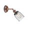 Innovations Lighting Small Bell 1 Light Sconce Part Of The Franklin Restoration Collection 203BP-ACBK-G54