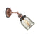 Innovations Lighting Small Bell 1 Light Sconce Part Of The Franklin Restoration Collection 203BP-ACBK-G58