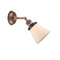 Innovations Lighting Small Cone 1 Light Sconce Part Of The Franklin Restoration Collection 203BP-ACBK-G61