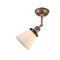 Innovations Lighting Small Cone 1 Light Sconce Part Of The Franklin Restoration Collection 203BP-ACBK-G61
