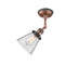 Innovations Lighting Small Cone 1 Light Sconce Part Of The Franklin Restoration Collection 203BP-ACBK-G62