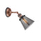 Innovations Lighting Small Cone 1 Light Sconce Part Of The Franklin Restoration Collection 203BP-ACBK-G63