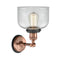 Innovations Lighting Large Bell 1 Light Sconce Part Of The Franklin Restoration Collection 203BP-ACBK-G72