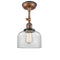 Innovations Lighting Large Bell 1 Light Sconce Part Of The Franklin Restoration Collection 203BP-ACBK-G72