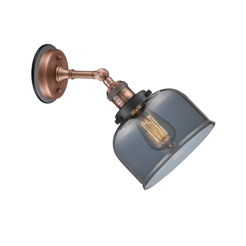 Innovations Lighting Large Bell 1 Light Sconce Part Of The Franklin Restoration Collection 203BP-ACBK-G73