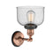 Innovations Lighting Large Bell 1 Light Sconce Part Of The Franklin Restoration Collection 203BP-ACBK-G74