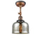 Innovations Lighting Large Bell 1 Light Sconce Part Of The Franklin Restoration Collection 203BP-ACBK-G78