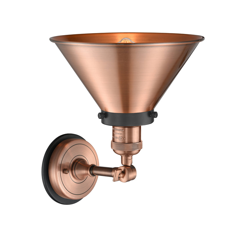 Innovations Lighting Briarcliff 1 Light Sconce Part Of The Franklin Restoration Collection 203BP-ACBK-M10-AC