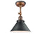Innovations Lighting Briarcliff 1 Light Sconce Part Of The Franklin Restoration Collection 203BP-ACBK-M10-BK