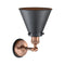 Innovations Lighting Appalachian 1 Light Sconce Part Of The Franklin Restoration Collection 203BP-ACBK-M13-BK