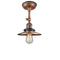 Innovations Lighting Railroad 1 Light Sconce Part Of The Franklin Restoration Collection 203BP-ACBK-M3-AC