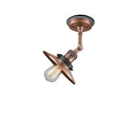 Innovations Lighting Railroad 1 Light Sconce Part Of The Franklin Restoration Collection 203BP-ACBK-M3-AC