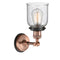 Innovations Lighting Small Bell 1 Light Sconce Part Of The Franklin Restoration Collection 203BP-ACOB-G54