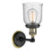 Innovations Lighting Small Bell 1 Light Sconce Part Of The Franklin Restoration Collection 203BP-BABAB-G54