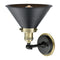 Innovations Lighting Briarcliff 1 Light Sconce Part Of The Franklin Restoration Collection 203BP-BABAB-M10-BK