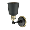 Innovations Lighting Addison 1 Light Sconce Part Of The Franklin Restoration Collection 203BP-BABAB-M9-BK