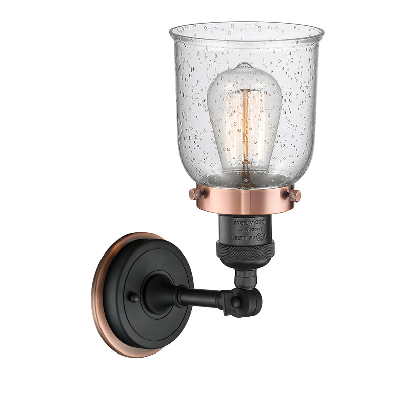 Innovations Lighting Small Bell 1 Light Sconce Part Of The Franklin Restoration Collection 203BP-BKAC-G54