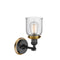 Innovations Lighting Small Bell 1 Light Sconce Part Of The Franklin Restoration Collection 203BP-BKBB-G54