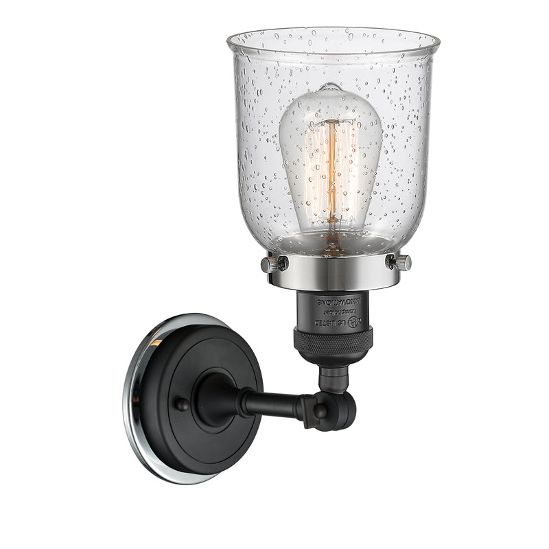Innovations Lighting Small Bell 1 Light Sconce Part Of The Franklin Restoration Collection 203BP-BKPC-G54