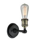 Innovations Lighting Bare Bulb 1 Light Sconce Part Of The Franklin Restoration Collection 203BP-NH-BAB