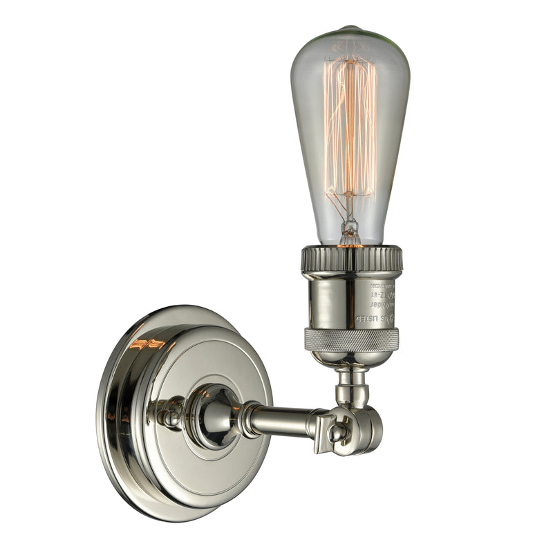 Innovations Lighting Bare Bulb 1 Light Sconce Part Of The Franklin Restoration Collection 203BP-PN