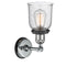 Innovations Lighting Small Bell 1 Light Sconce Part Of The Franklin Restoration Collection 203BP-PCBK-G54