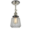 Innovations Lighting Chatham 1 Light Sconce Part Of The Franklin Restoration Collection 203BP-PNBK-G142