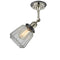 Innovations Lighting Chatham 1 Light Sconce Part Of The Franklin Restoration Collection 203BP-PNBK-G142