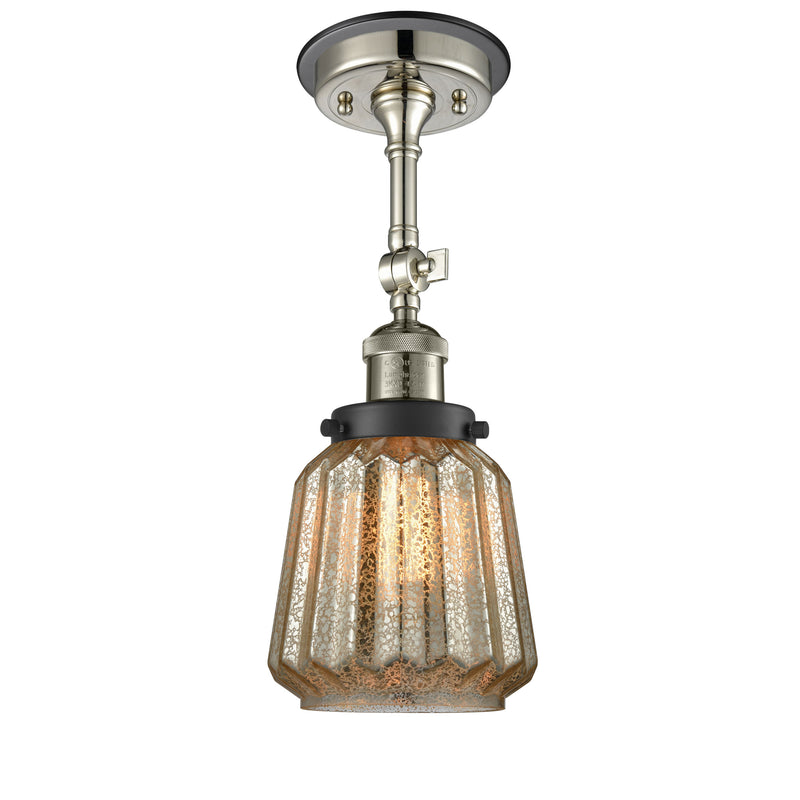 Innovations Lighting Chatham 1 Light Sconce Part Of The Franklin Restoration Collection 203BP-PNBK-G146