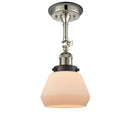 Innovations Lighting Fulton 1 Light Sconce Part Of The Franklin Restoration Collection 203BP-PNBK-G171