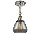 Innovations Lighting Fulton 1 Light Sconce Part Of The Franklin Restoration Collection 203BP-PNBK-G173