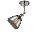 Innovations Lighting Fulton 1 Light Sconce Part Of The Franklin Restoration Collection 203BP-PNBK-G173