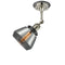 Innovations Lighting Fulton 1 Light Sconce Part Of The Franklin Restoration Collection 203BP-PNBK-G173
