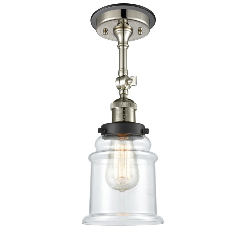 Innovations Lighting Canton 1 Light Sconce Part Of The Franklin Restoration Collection 203BP-PNBK-G182