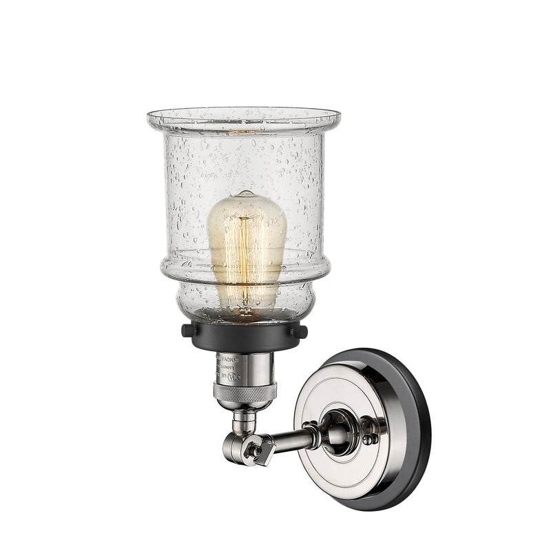 Innovations Lighting Canton 1 Light Sconce Part Of The Franklin Restoration Collection 203BP-PNBK-G184