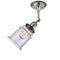 Innovations Lighting Canton 1 Light Sconce Part Of The Franklin Restoration Collection 203BP-PNBK-G184