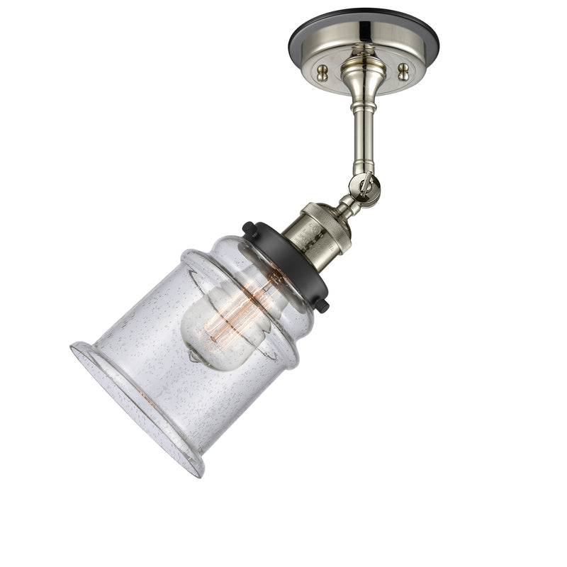 Innovations Lighting Canton 1 Light Sconce Part Of The Franklin Restoration Collection 203BP-PNBK-G184