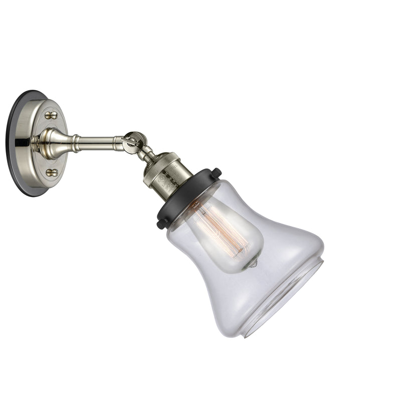 Innovations Lighting Bellmont 1 Light Sconce Part Of The Franklin Restoration Collection 203BP-PNBK-G192